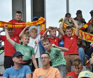 Korona Kielce - Ruch Chorzów. Zdjęcia kibiców na Suzuki Arenie