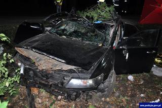 Tragiczny wypadek pod Lidzbarkiem. Zginęła 25-letnia kobieta. Była pasażerką [ZDJĘCIA]