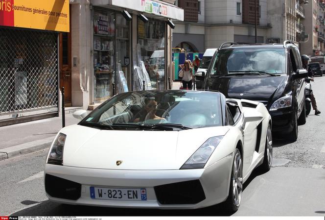 Kim Kardashian i Kanye West w Lamborghini Gallardo