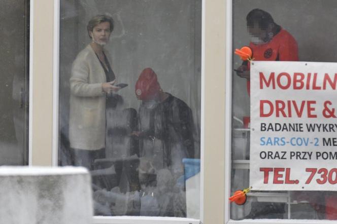 Monika Zamachowska bada się na Covida