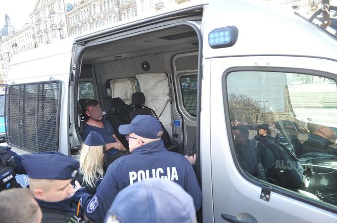 Protest Rolników w Warszawie, gorąco pod PKiN