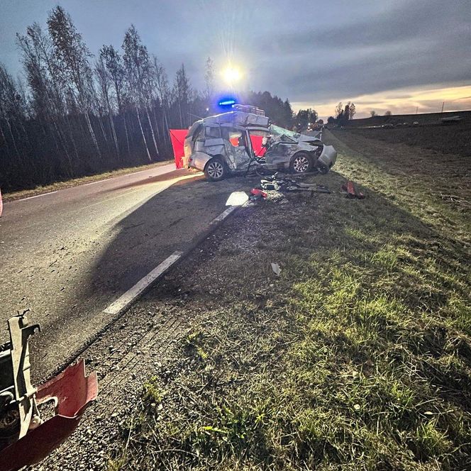 Śmiertelny wypadek w Podlaskiem