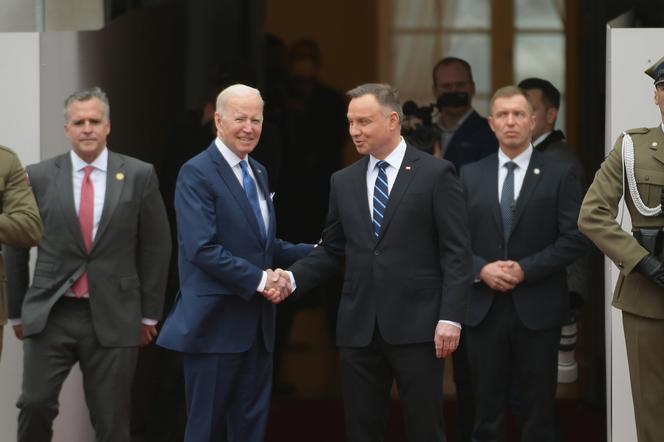 Trwa spotkanie Andrzeja Dudy z prezydentem USA Joe Bidenem
