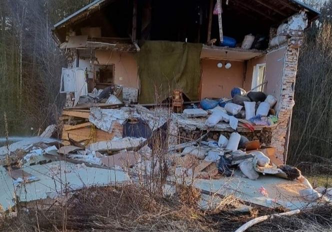 Wybuch gazu w Rudnikach zniszczył dom jednorodzinny