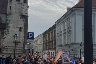 Przez Kraków przeszedł marsz solidaryzujący z warszawskim Marszem Miliona Serc