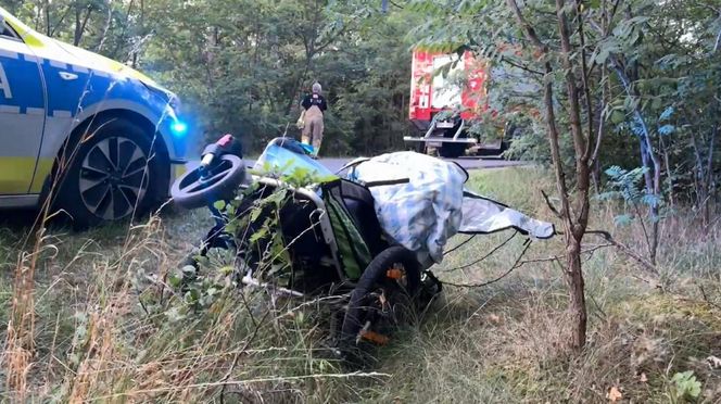 Grobla. Nietrzeźwy 54-latek wjechał w pielgrzymów. 10 osób rannych [ZDJĘCIA]. 