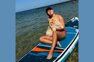 Marcelina Ziętek wypoczywała na plaży