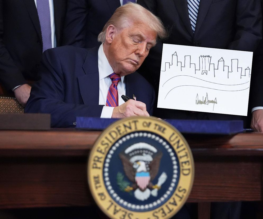 Donald Trump od lat rysuje! Zobacz jego dzieła sprzedawane na aukcjach