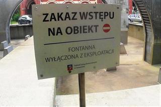 Susza w szczecińskich fontannach