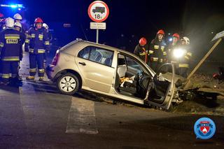 Tragiczny wypadek koło Łowicza. Nie żyje 21-latek. Pięć osób w szpitalu