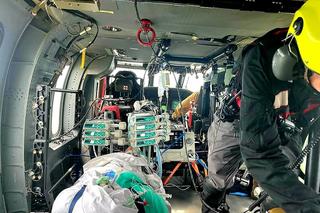 Black Hawk na ratunek życia! Przetransportowali pacjenta do Wrocławia w ekspresowym tempie