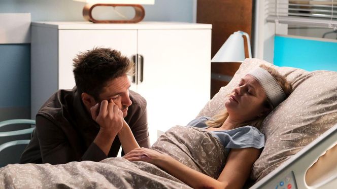 M jak miłość odc. 1849. Julia (Marta Chodorowska), Dima (Michaił Pszeniczny)