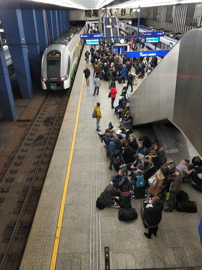 Opóźnienia pociągów na Dworcu Centralnym