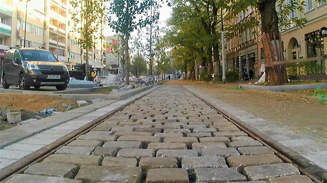 Tory tramwajowe wracają na aleję Wojska Polskiego. Będą przypominać o historii głównej ulicy szczecińskiego Śródmieścia