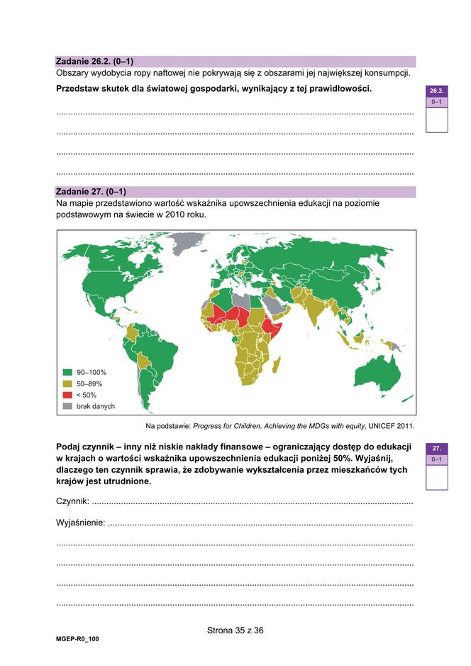 Matura 2023 Geografia Rozszerzona Arkusze CKE I Odpowiedzi Formu a 