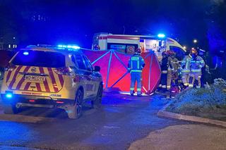 Makabra we Włochach. Kierowca bmw przejechał pieszą