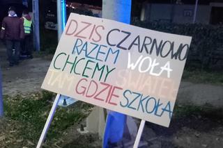 Protest w Czarnowie pod Bydgoszczą