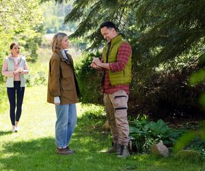 Barwy szczęścia, odcinek 3252. Kasia (Katarzyna Glinka), Janka (Oliwia Drożdżyk), Mariusz (Rafał Cieszyński)