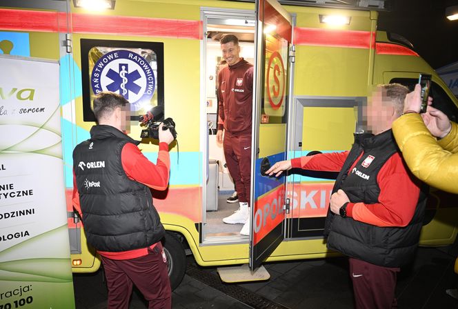 Lewandowski poszedł na badania po konferencji kadry