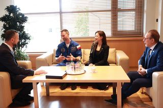 Sławosz Uznański-Wiśniewski i jego żona Aleksandra Uznańska-Wiśniewska