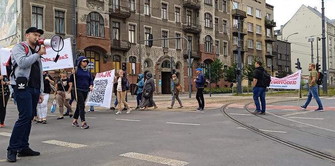 Strajk MOPS Łódź 8.07