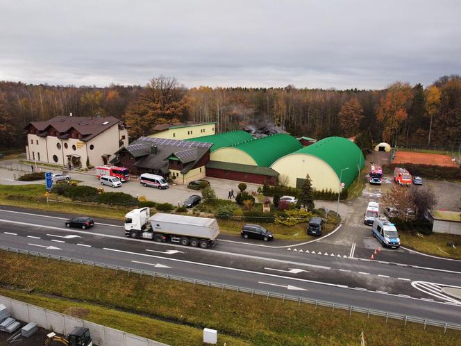 Strażacy weszli do zgliszczy Hotelu Tenis pod Opolem. W środku były trzy ciała