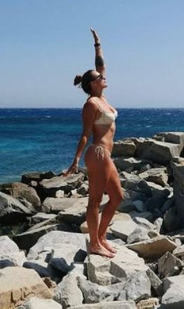 Aryna Sabalenka na wyspie Mykonos
