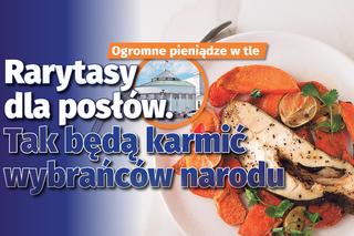 Niebywałe! Sejm kupuje filety z halibuta i fioletowe ziemniaki dla posłów
