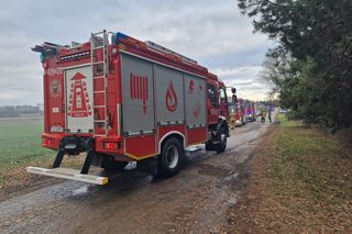 Pożar w miejscowości Pełkinie