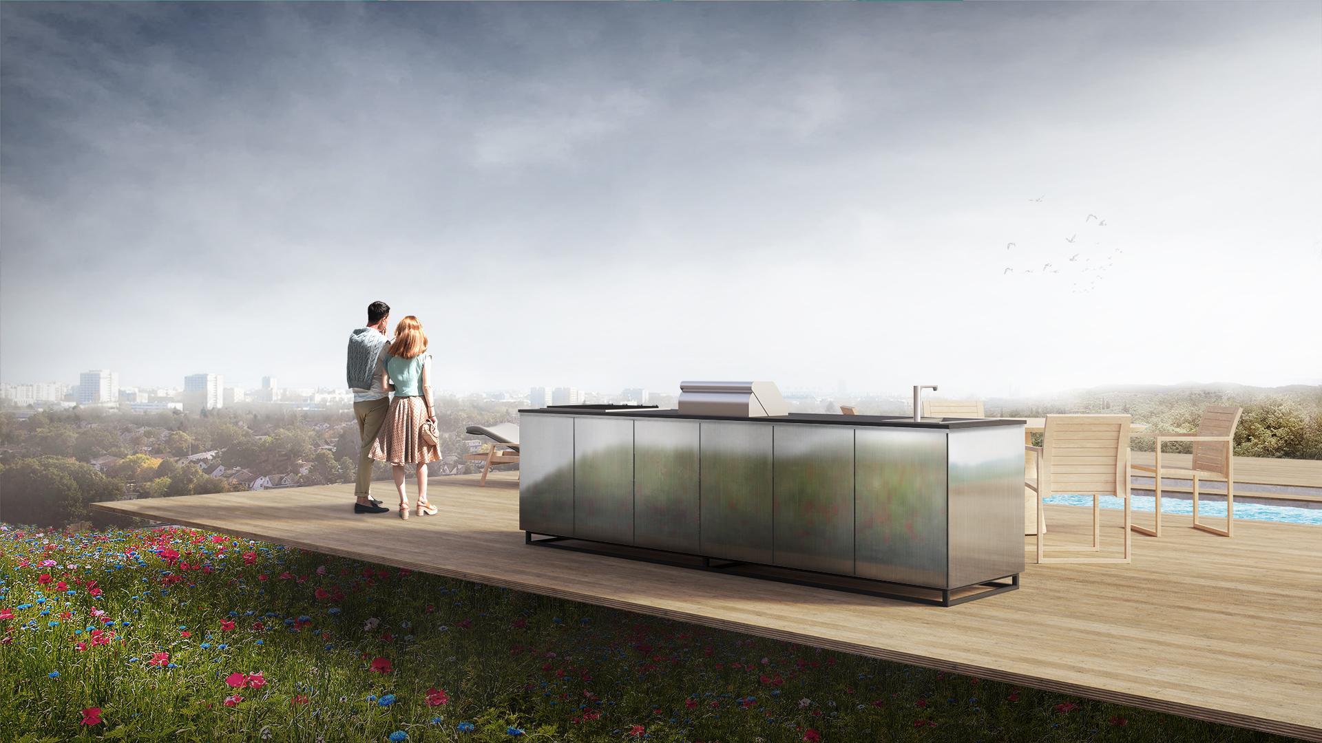 Dom z grotą, proj. BXB Studio