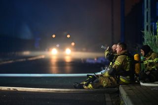 Pożar hali w Mińsku Mazowieckim gasiło ponad 50 zastępów strażaków