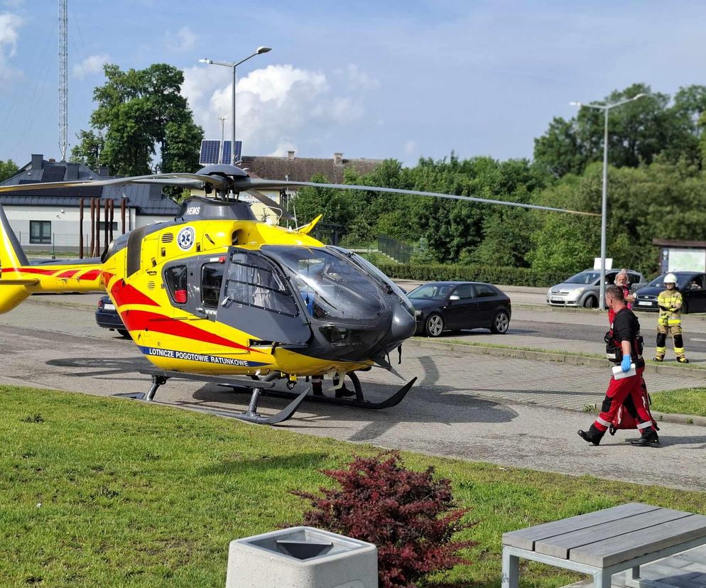 Wypadek nastolatka na hulajnodze w Mircu