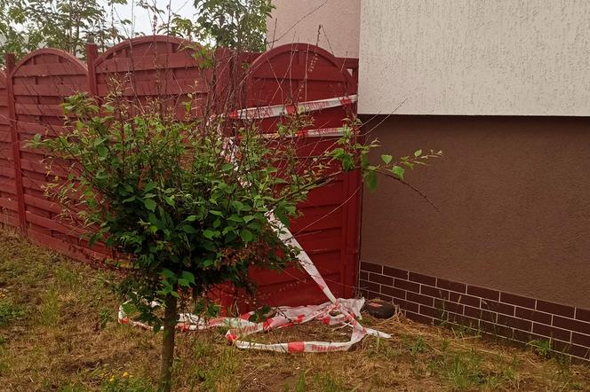 Miejsce strzelaniny na ulicy Kasjopei w Szczecinie