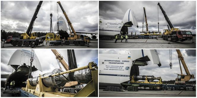 Antonow An-124 Rusłan na lotnisku w Pyrzowicach