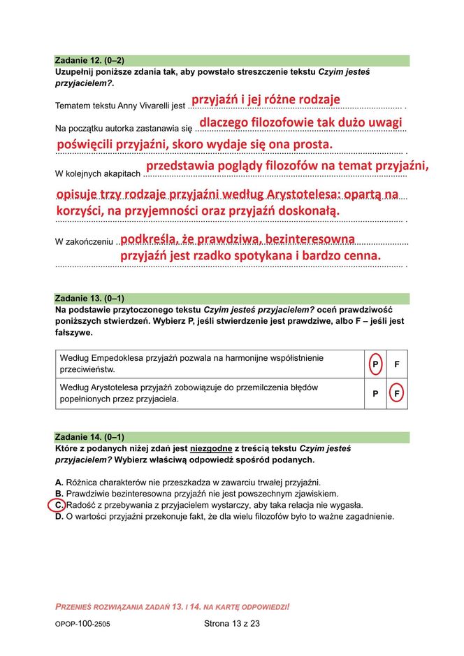 Egzamin ósmoklasisty 2025 polski: odpowiedzi do wszystkich zadań z arkusza CKE [13.05.2025]