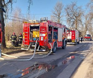 Pożar na osiedlu Bugaj w Starachowicach
