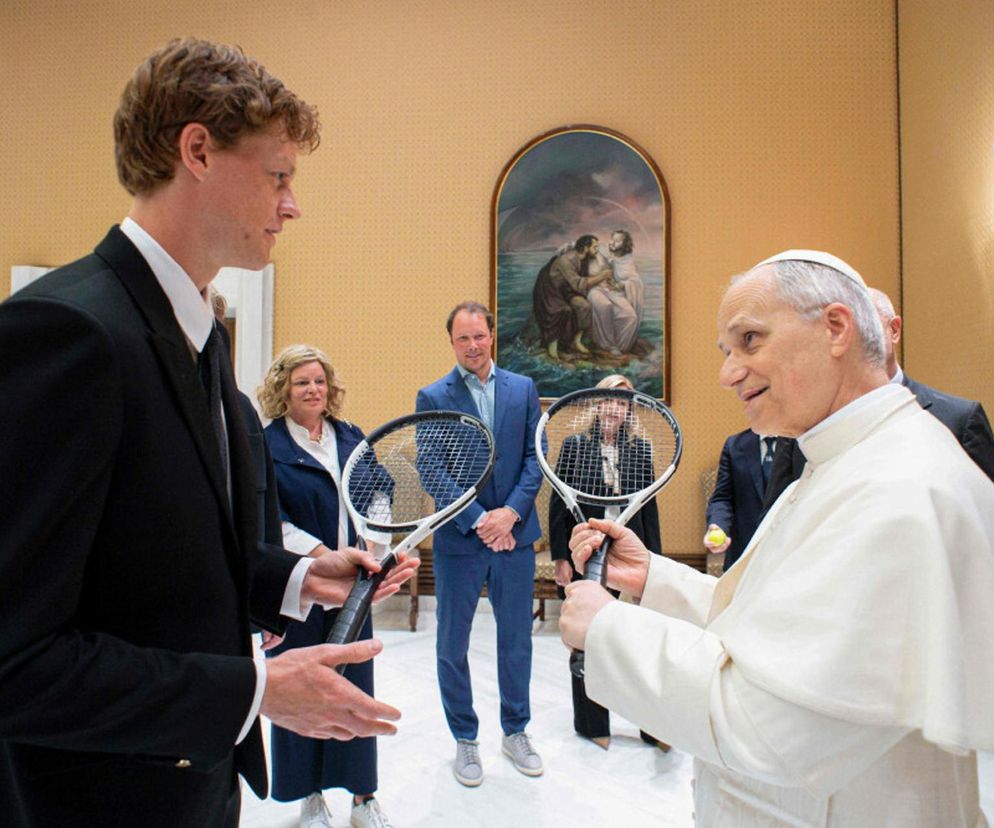 Jannik Sinner, papież Leon XIV, audiencja