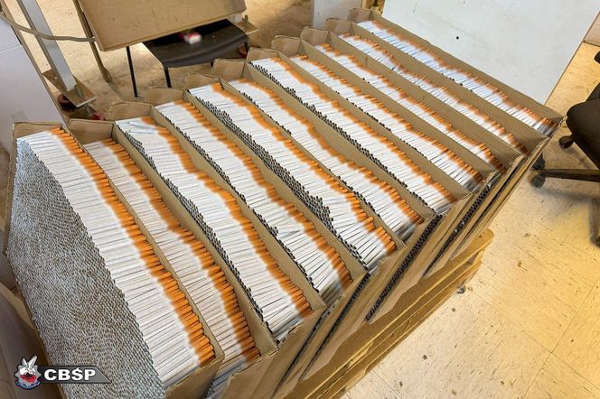 Nielegalna fabryka papierosów rozbita