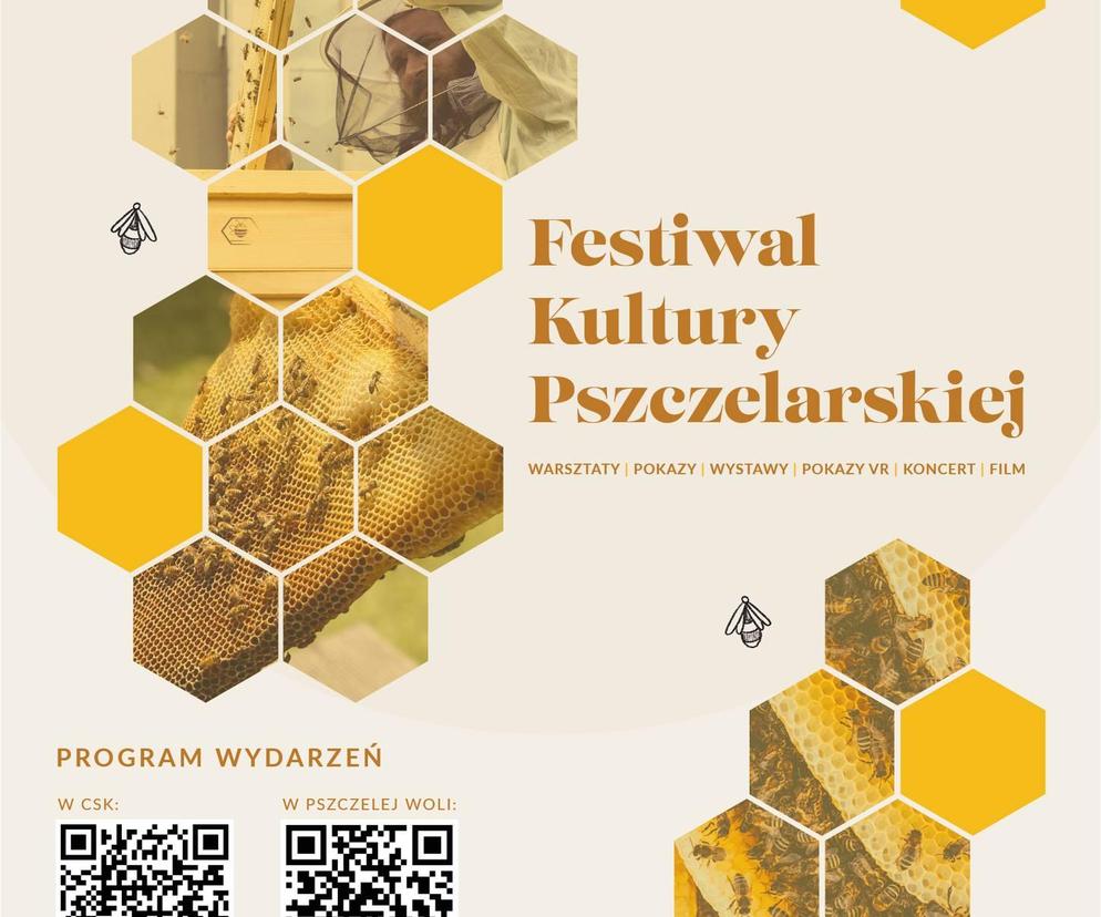 Festiwal Kultury Pszczelarskiej - plakat wydarzenia