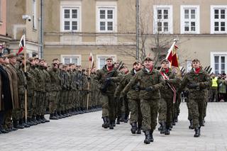Przysięga terytorialsów w Poznaniu