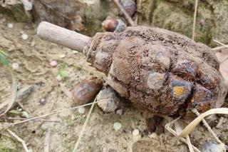 Granat z II wojny światowej znaleziony nad Bugiem! Na miejscu saperzy