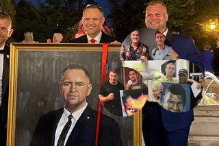Karol Nawrocki, Mike Tyson, Tyson Fury i Andrzej Gołota. Prezydent w znakomitym towarzystwie, każdy z nich otrzymał ten prezent