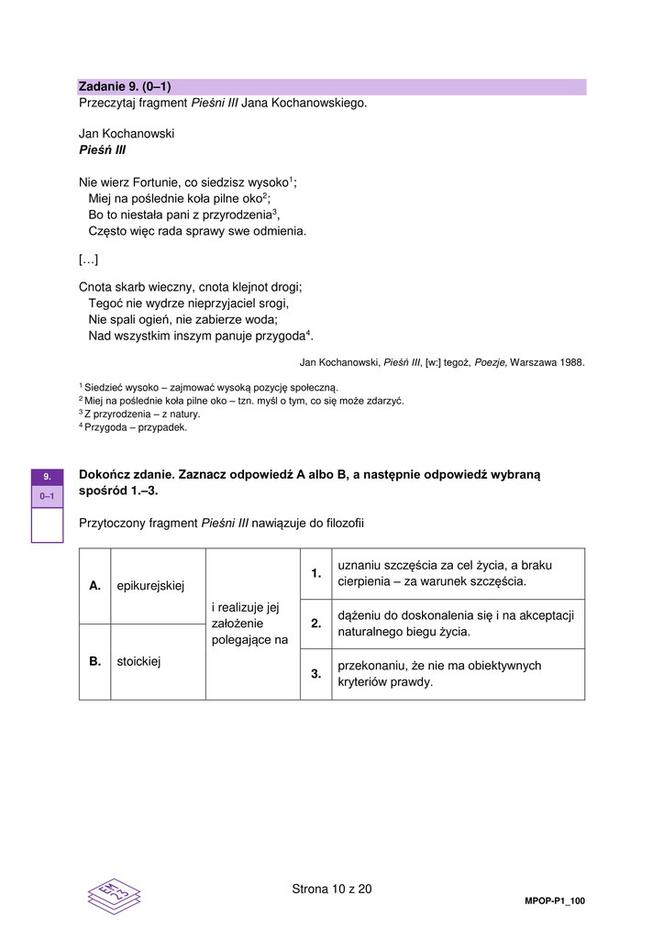 Matura próbna 2023. Arkusze zadań z języka polskiego