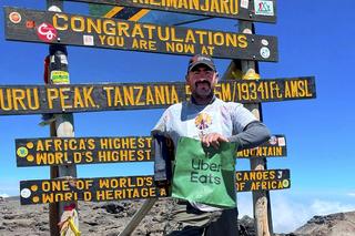 Burger na Kilimandżaro: Rekord świada Uber Eats