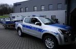 Nowe policyjne Isuzu D-MAX z łodzią motorową w Poznaniu