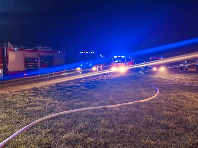 INFERNO w Żabnie! Sześć jednostek straży pożarnej walczyło z płomieniami