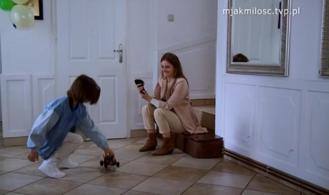 M jak miłość odc. 1678. Franka (Dominika Kachlik), Adam Lewicki (Liam Culbreth)
