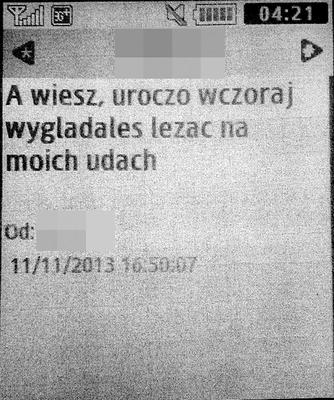 "CHĘTNIE DAŁABYM SIĘ LIZNĄĆ