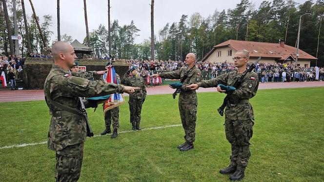 Przysięga wojskowa w Złocieńcu