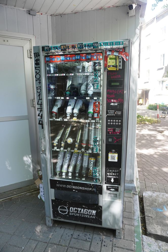 "Graffomat" stanął na Ochocie